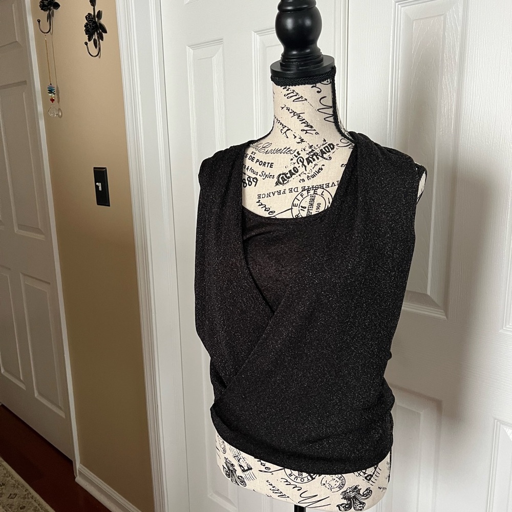 Elegant Black Sleeveless Top